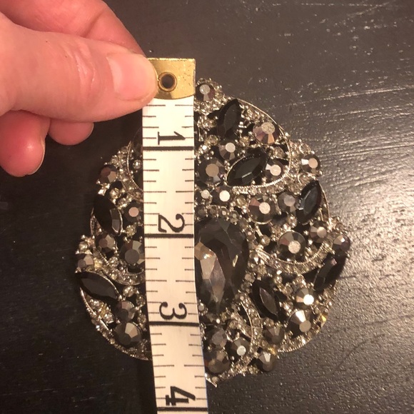Rhinestone Pin/Brouche/Pendant - Picture 2 of 5